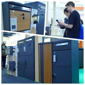 Buzón de Paquetería Independiente, Buzón de Correos Personalizado de Alta Seguridad, Gabinete para Paquetes Express, Buzón de Metal para Exteriores, Taquilla para Paquetes - Product Image 5