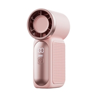 Ventilateur de poche personnel OEM, silencieux, puissant, avec moteur sans balais, 6 vitesses, pour la plage, les voyages, le camping et le bureau, rechargeable
