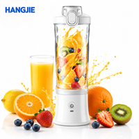 Mixeur Portable Personnalisé avec Logo d'Usine, Tasse à Jus Rechargeable USB, Mini Mixeur à Smoothies aux Fruits, Mixeur Personnel Multifonction