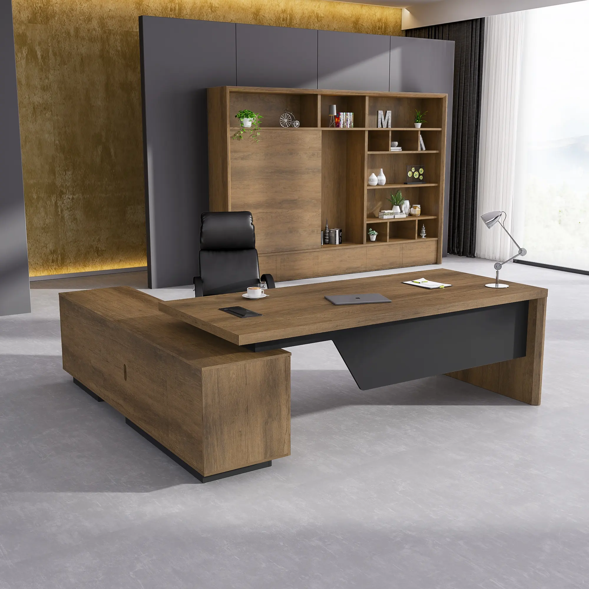 Di lusso stile industriale mobili per ufficio esecutivo CEO office manager scrivania