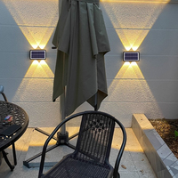 IP65 su geçirmez LED duvar işık güneş indüksiyon iç/dış fikstür bahçe uygulama duvar lambaları/Led lamba