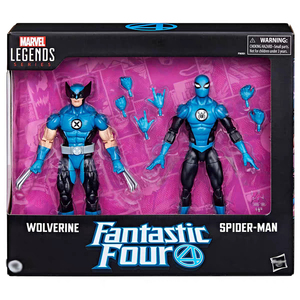Figura de Acción de Hasbro de la Serie <span class=keywords><strong>Marvel</strong></span> <span class=keywords><strong>Legends</strong></span>, Los 4 Fantásticos, Wolverine y <span class=keywords><strong>Spider</strong></span>-<span class=keywords><strong>Man</strong></span>, Modelo Articulado, Figura Coleccionable - Product Image 1