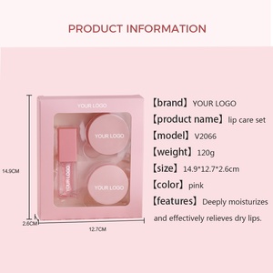 Ensemble de 3 pièces de <span class=keywords><strong>baume</strong></span> et gommage pour les lèvres <span class=keywords><strong>le</strong></span> <span class=keywords><strong>plus</strong></span> populaire Ensemble de soins de la peau avec marque privée <span class=keywords><strong>Baume</strong></span> pour les lèvres sèches et gercées - Product Image 6