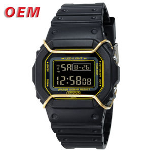 LHOTSE OEM Vente à chaud de montres de sport multifonctions choc pour hommes <span class=keywords><strong>montre</strong></span>-bracelet en plastique montres numériques pour hommes et filles L-3012-<span class=keywords><strong>G</strong></span> - Product Image 1