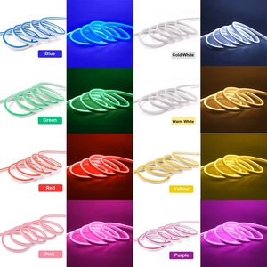 IP65 2835 màu duy nhất màu đỏ Neon Flex dải bền 12V 24V <span class=keywords><strong>LED</strong></span> Strip cho trong nhà và ngoài trời Neon dấu hiệu làm bằng Silicone - Product Image 4