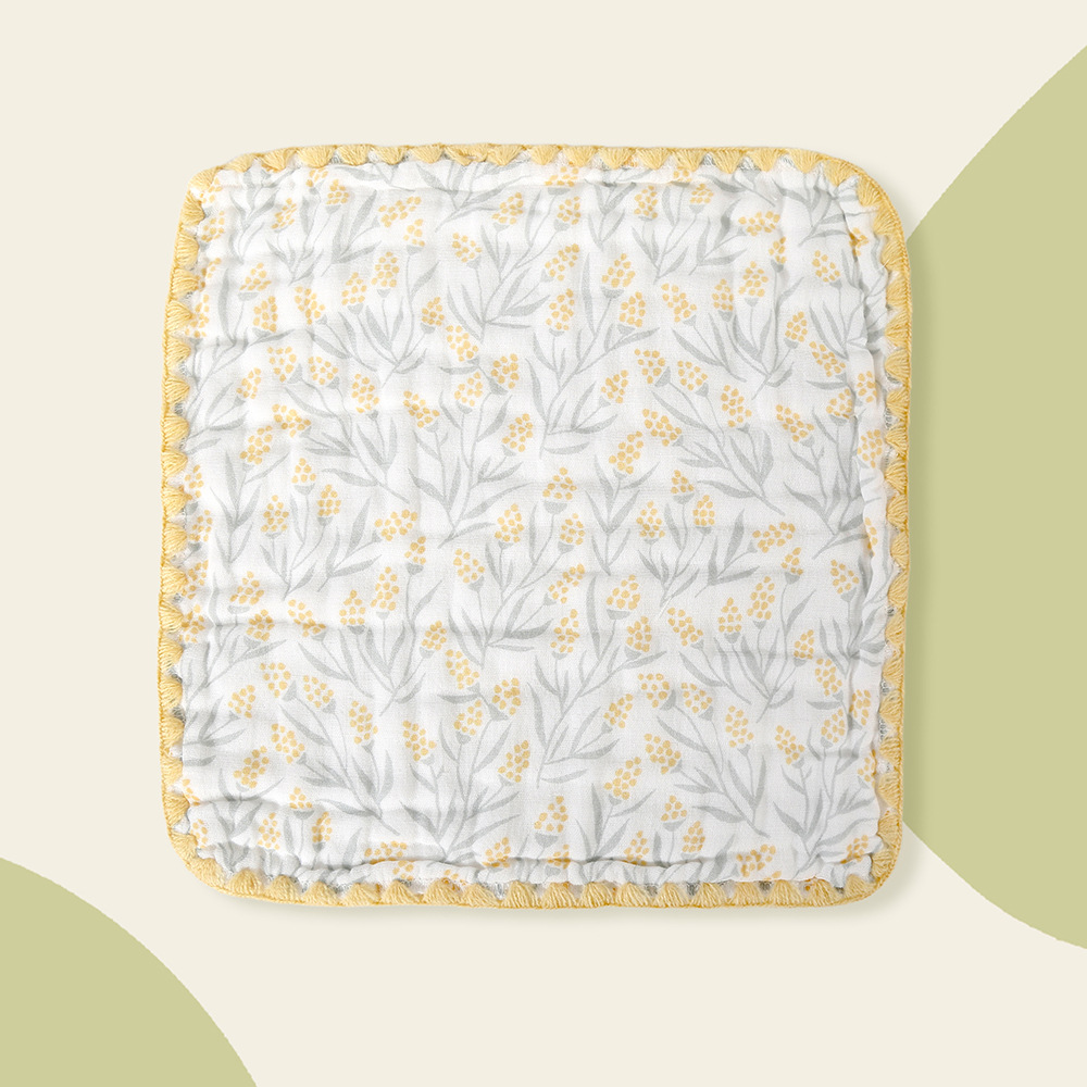Six layers 3030 square towel wheat