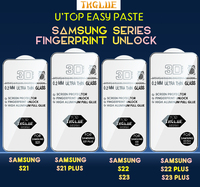 Protection d'écran en verre trempé ultra-fin 0,2 mm en aluminium électrolytique 3D pour Samsung S24/S23plus S24+ antistatique