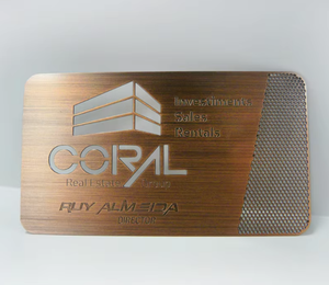 Biglietti da Visita in Metallo di Lusso con Stampa Personalizzata e Logo Inciso a Laser Grezzi in Alluminio Anodizzato o Acciaio Inossidabile - Product Image 5