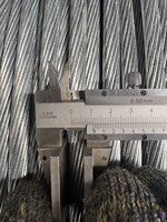 Cable de Acero Galvanizado GOST 3063-80 1x19(1+6+12) para Cable de Amarre y Protección Contra Rayos