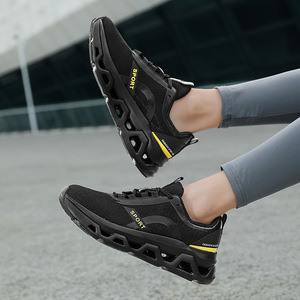 Chaussures de course respirantes et légères personnalisables avec logo de marque, doublure en mesh, pour hommes et femmes, chaussures d'entraînement d'extérieur, usine d'origine - Product Image 5