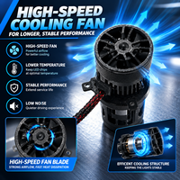 Projecteur de phare LED H4 Bi-LED à double lentille, feux de croisement et de route, éclairage automobile, mise à niveau, puce LED CSP, ventilateur de refroidissement, Plug & Play