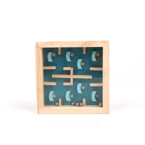 Hot Selling Educational Match Balance Training Maze Wooden Montessori Toys Labyrinth for Children Kids Boys Girls Wholesale - Product Image 4