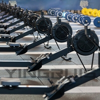 Rameur à résistance à air commercial durable, équipement de fitness