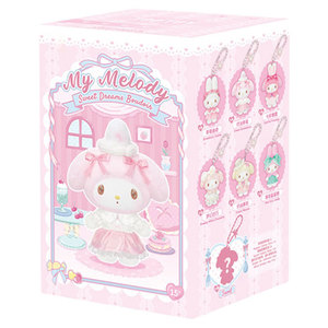 Portachiavi Mystery Box 100% Autentico Sanrio <span class=keywords><strong>My</strong></span> Melody Sweet Dreams Boudoir <span class=keywords><strong>in</strong></span> Peluche, Ciondolo Kawaii con Faccia <span class=keywords><strong>in</strong></span> Vinile, Scatole a Sorpresa - Product Image 6
