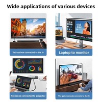 Câble HDTV 8K 2.1 48 Gbps haute vitesse, 8K 60 Hz 4K 120 Hz HDR ARC Connecteur plaqué or pour PS5/HDTV/Projecteur