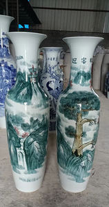 Grande vaso da disegno ad angolo grande vaso di fiori <span class=keywords><strong>per</strong></span> soggiorno in ceramica grande vaso - Product Image 4