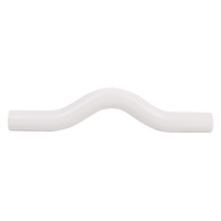 Coude de tuyauterie en PVC ignifuge pour câblage de bâtiment