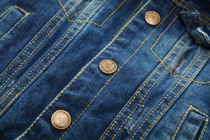 Ventes en gros de vestes en jean sans manches pour garçons, enfants, automne, boutonnées, coupe-vent, respirantes - Product Image 3