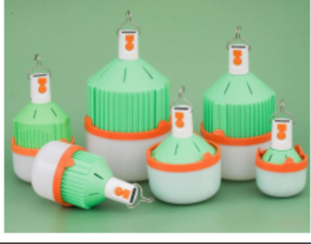 Adjustable Indoor/Outdoor Emergency Bulb IP65 Plastic with Lithium & Acid Battery 220V Input for Emergencies