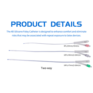 सीई स्वीकृत के साथ डिस्पोजेबल 100% मेडिकल सिलिकॉन 3 वे फोले कैथेटर - Product Image 3