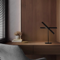 Lustre moderne de luxe en acier inoxydable de taille moyenne pour îlot de cuisine, salle à manger/salon, LED rotative avec installation facile