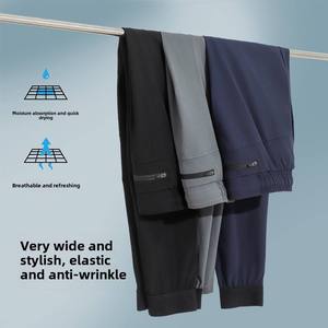 Pantalon de Course Homme Séchage Rapide Léger Taille XL Décontracté Sport Jogging Ceinture Élastique Taille Plate Coupe Droite pour Entraînement Fitness - Product Image 2