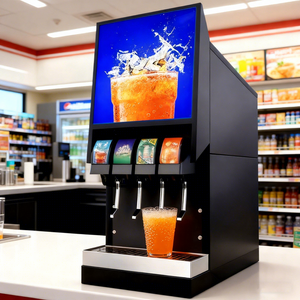Distributeur de boissons de <span class=keywords><strong>fontaine</strong></span> à soda mixte commerciale 1/2/3/5 pompes Machine à cola pour magasins de commodité Distributeur de boissons Cola et jus - Product Image 4