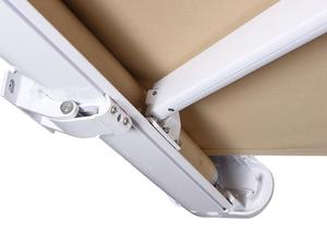 Auvents de balcon motorisés rétractables de luxe modernes personnalisés, télécommande, protection UV, revêtement PVDF, acier inoxydable - Product Image 4