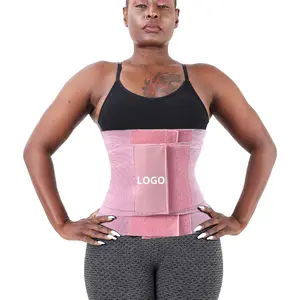 King Mcgreen Star Women Elastic Belly Shaper Waist Trainer 3 Double Belt Bandage Tummy Trimmer