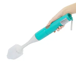 2023 Adjustable speed cleaning brush toilet silicone toilet bowl brush cleaner
