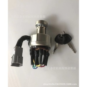 สวิตช์กุญแจรถขุดฮุนได รุ่น 21E610430 สำหรับ 215-7 และ 21N4-10400 - Product Image 2