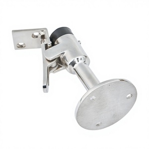 Heritage Metal 90 Degree <b>Door</b> Stop 316 Stainless Steel Wall Mount Marine Grade <b>Spring</b> Loaded <b>Door</b> Hook - Product Image 4