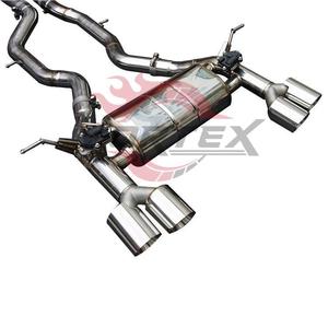 Échappement arrière Vortex en acier inoxydable X-Pipe Valvetronic compatible avec BMW F80 F82 M3 M4 3.0T, années 2014 à 2018, tuyau de tuning - Product Image 4