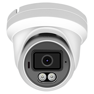 6MP POE IP กล้องวงจรปิดสีเต็มรูปแบบ, กล้องโดมรักษาความปลอดภัยในตอนกลางคืนกันน้ำแบบปลั๊กแอนด์เพลย์ IP66ได้ - Product Image 1