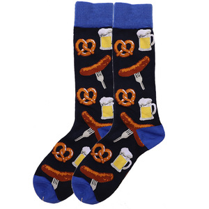 Chaussettes pour hommes avec logo personnalisé, thème bière, <span class=keywords><strong>canette</strong></span> et mug, bouteille de vin, alcool, écologiques, cadeau pour les demoiselles d'honneur, chaussettes d'automne - Product Image 4