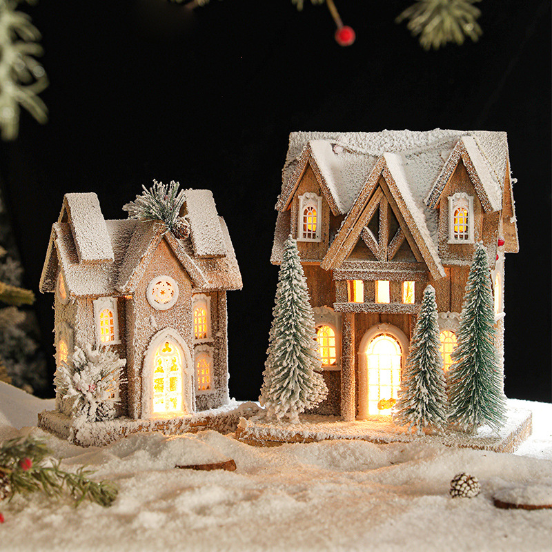 Set De Muebles Navideños En Miniatura Para Casa De Muñecas – Incluye árbol, Cama Y Piano Con Luces, Perfecto Para Decorar En Navidad