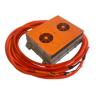 Chargeur de batterie embarqué pour véhicule électrique 6600W Niveau 2, sortie 48V/72V, refroidissement par air, étanche IP67, température de fonctionnement -35~+85°C pour voiturette de golf