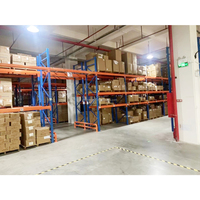 Systèmes de rayonnage industriels à haute capacité pour entrepôts, rayonnages de stockage industriels, montants de rayonnage pour palettes de 24 pouces
