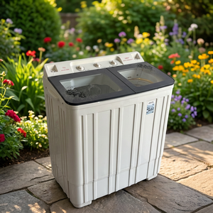 <span class=keywords><strong>Lave</strong></span>-<span class=keywords><strong>linge</strong></span> électrique semi-automatique à double cuve grande capacité 15 kg <span class=keywords><strong>avec</strong></span> fonction d'essorage, boîtier en acier inoxydable, best-seller - Product Image 2