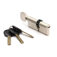 Serrure à cylindre en diamant pour porte en acier et aluminium de haute qualité Offre Spéciale meilleur prix avec 3 clés en laiton pour armoire à porte en bois