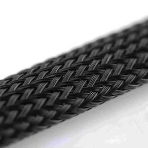 Manguito de aislamiento de PET ignífugo de alta calidad, manguito reticulado trenzado para tuberías de alta temperatura - Product Image 6