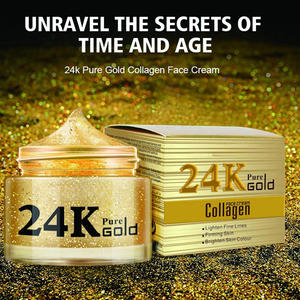 OEM Yaşlanma Karşıtı Kolajen 24 Ayar Altın Yüz Kremi İnce Çizgileri Açar Sıkılaştırır Cilt Bakım Kremi - Product Image 2