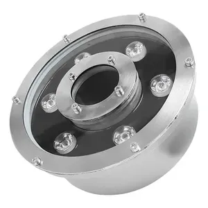 6W 24V IP68 lampada a LED sommergibile luce calda luci della fontana per fontane all'aperto - Product Image 4