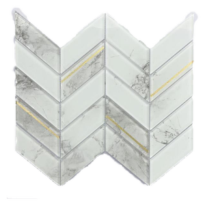 بلاط زجاجي متعدد الاستخدامات بسعر منخفض، بلاط موزاييك ثلاثي الأبعاد للمطبخ - Product Image 2