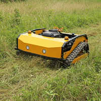 Tondeuse robot diesel grande puissance, largeur de coupe 100cm 110cm, télécommandée, sur chenilles, broyeur à fléaux