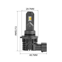 Ampoules LED antibrouillard bicolores série CN360 DF1 1200LM 12W 9006 Ampoules LED pour voiture
