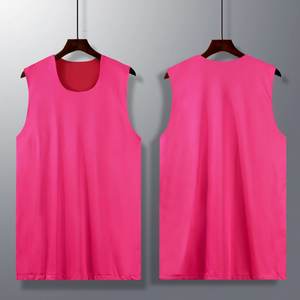 Doppelseitig tragbare Trikots für Herren und Damen, Basketball-Tops, ärmellose Sport-Trainingsweste mit locker sitzendem Sommer-T-Shirt-Set - Product Image 1