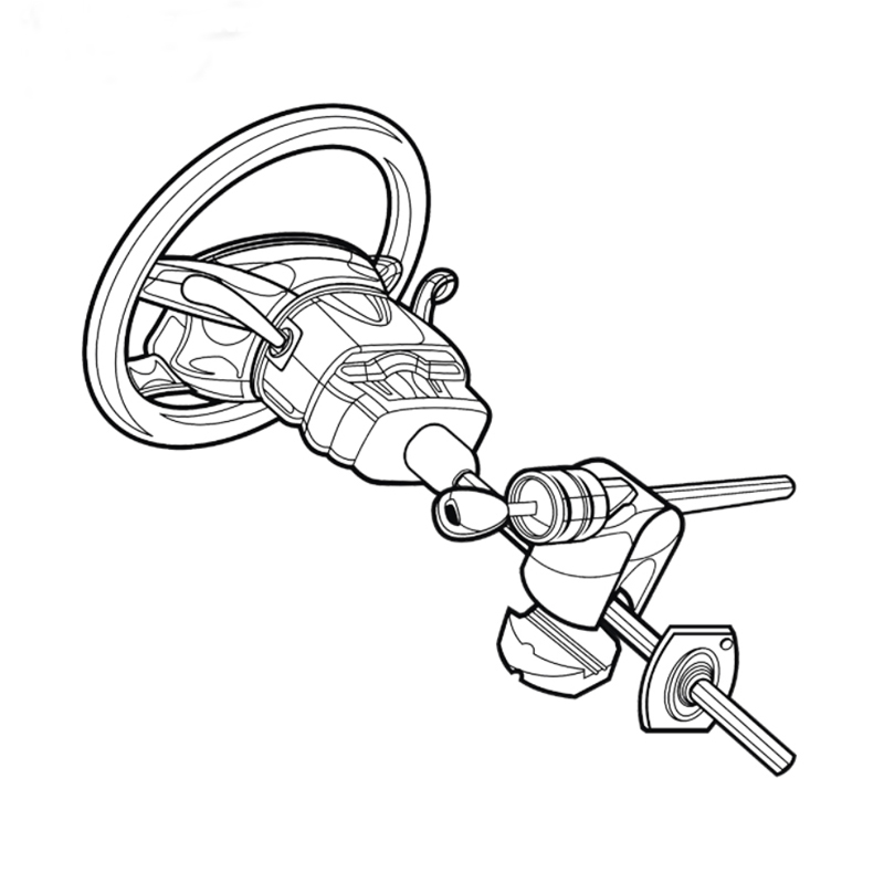 YH1817 Alloy Pin Lock Tire Lock for Motorcycle - Youheng Brand | ajfpt.com