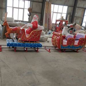 สินค้าสวนสนุกอื่นๆ รถไฟรางขนาดเล็กสำหรับเด็กช่วงคริสต์มาสสำหรับขาย - Product Image 6