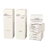 Boîte d'emballage cosmétique de luxe en papier artistique biodégradable gaufré sur mesure pour les soins de la peau et les fards à joues